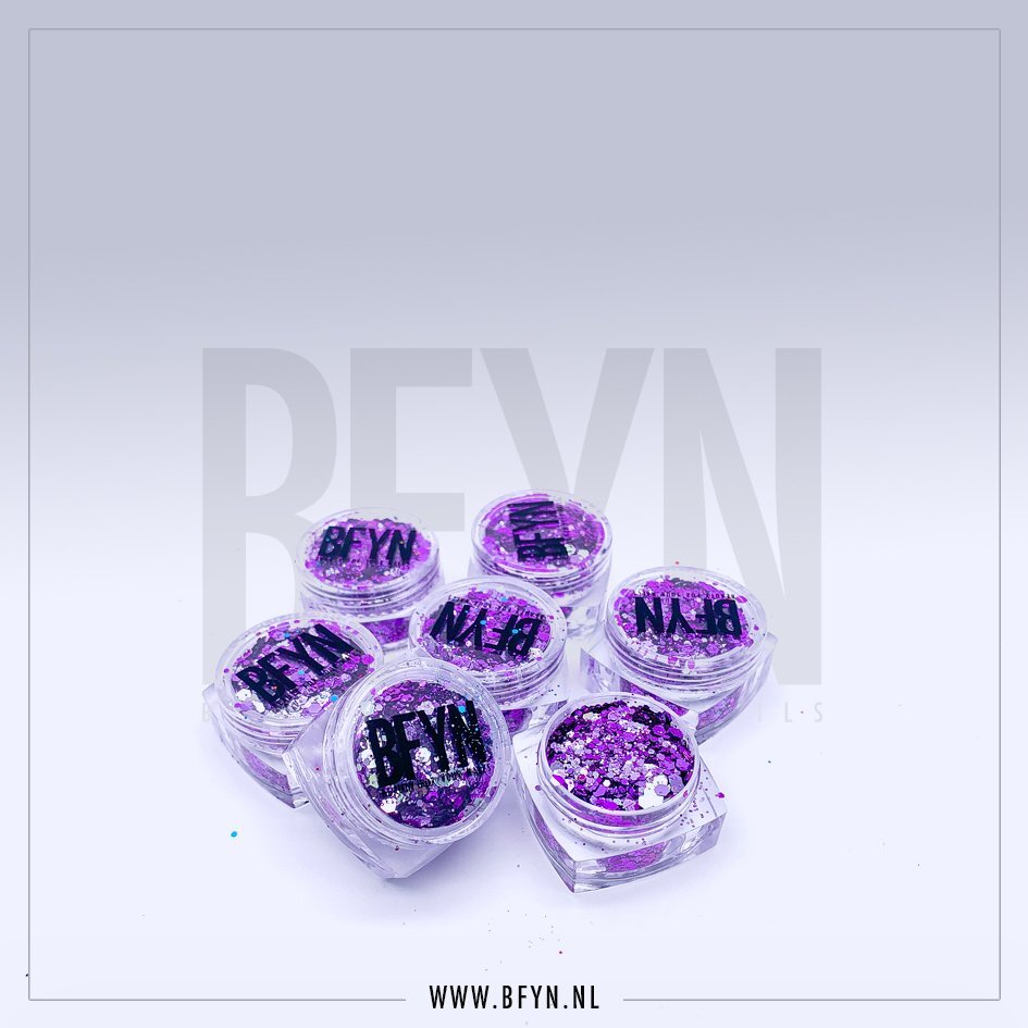 Glitter Chameleon Purple Silver