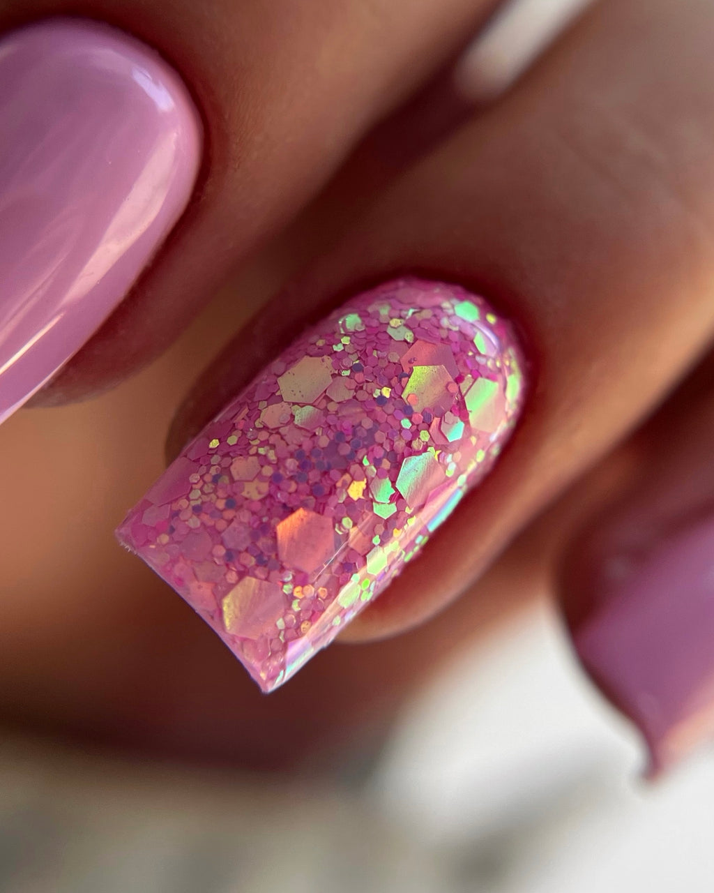 Neon Bubblegum Glitter